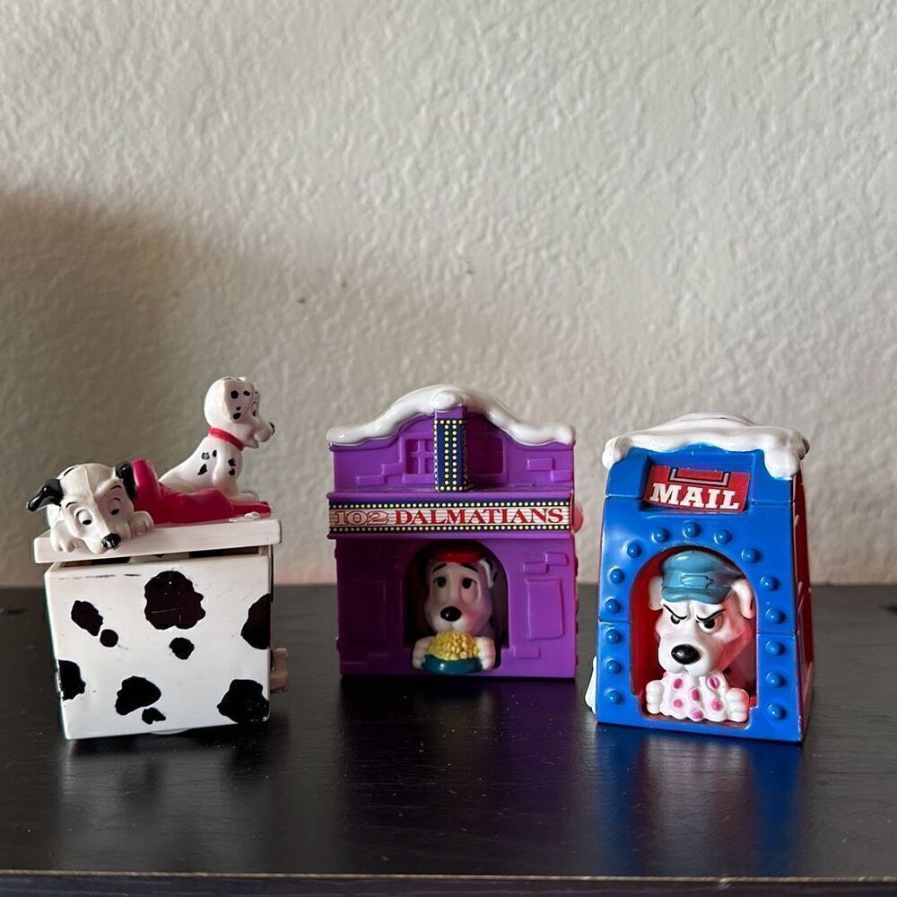 101 Dalmatians set of 3 random toys